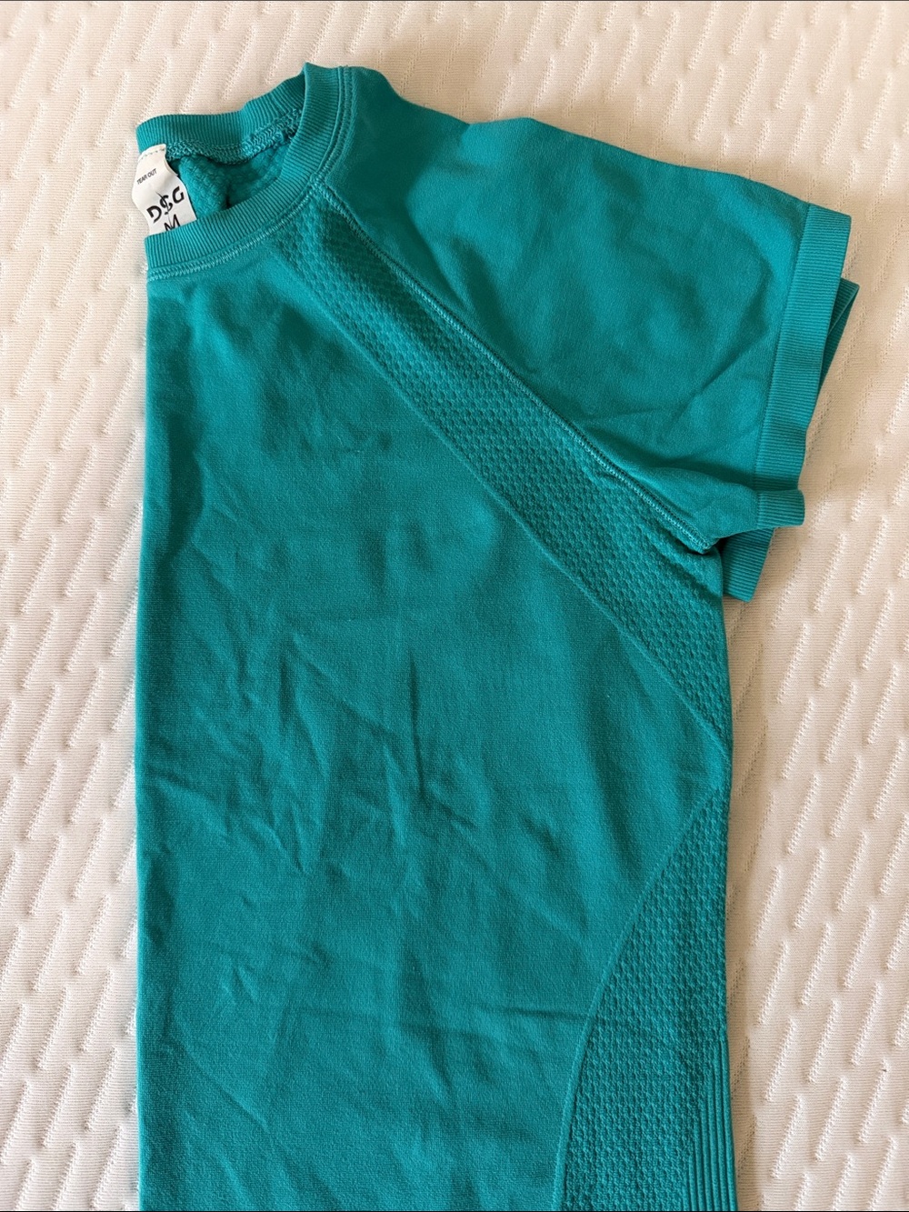 DSG Girls Athletic Shirt Teal M 10-12